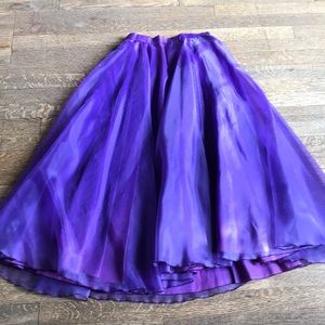 Fun Purple Goth Princess Skirt